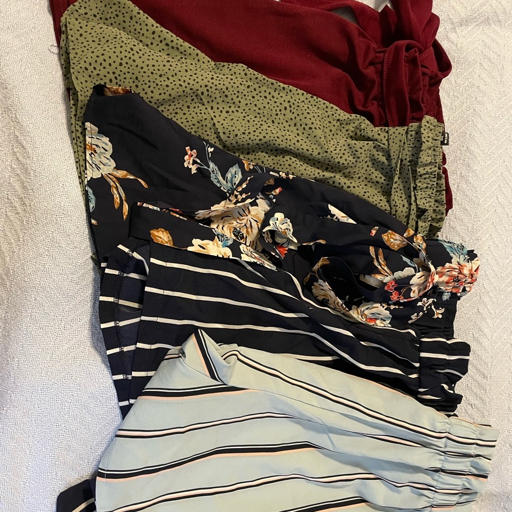 Set of 5 3XL high waisted shorts
